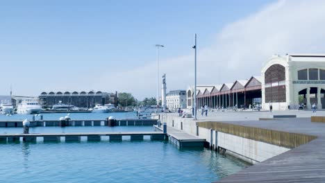 barcelona port area