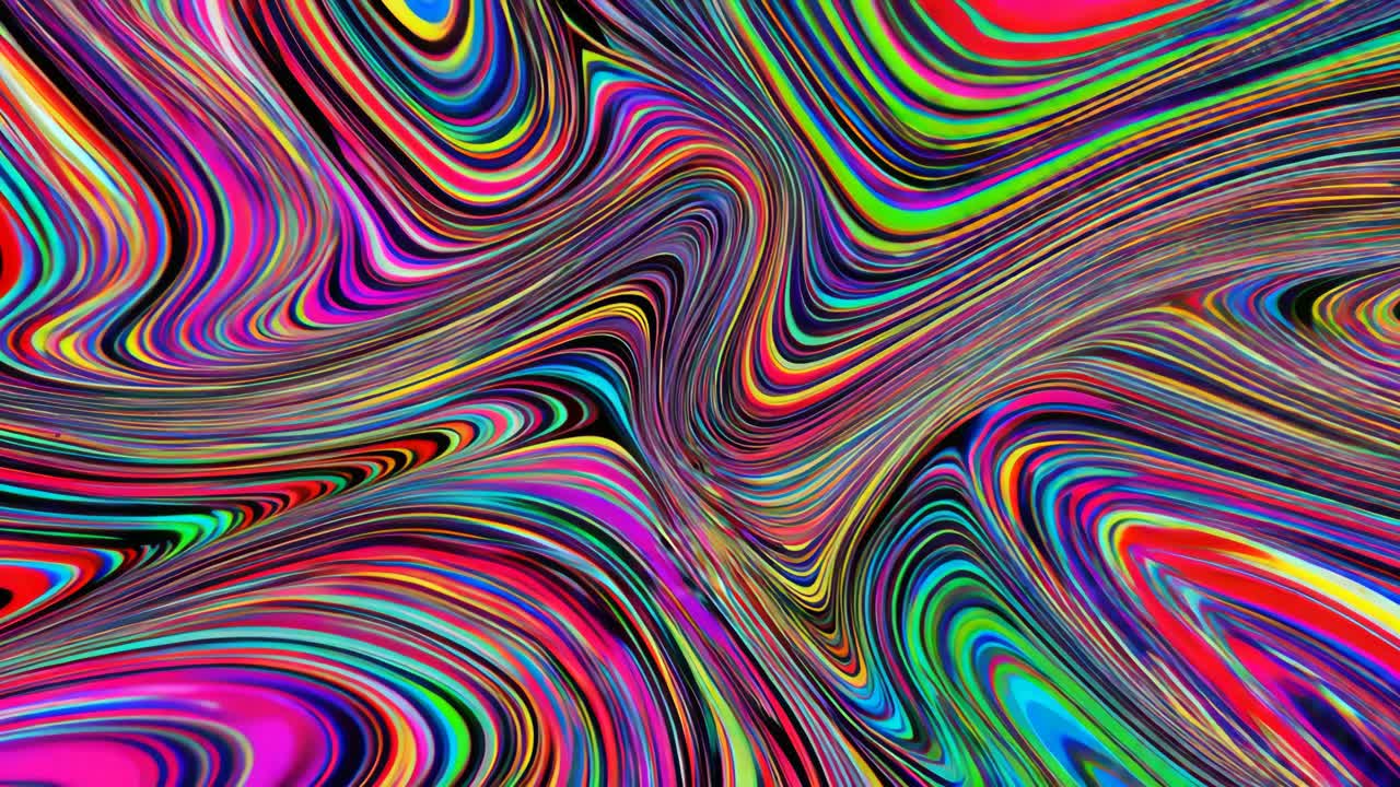 Abstract Colorful Swirls