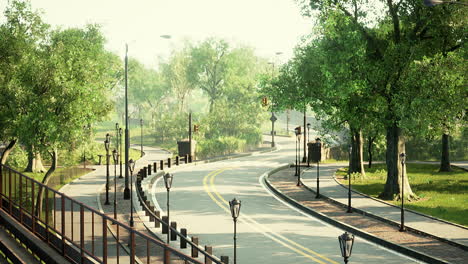 serene park path: a scenic stroll