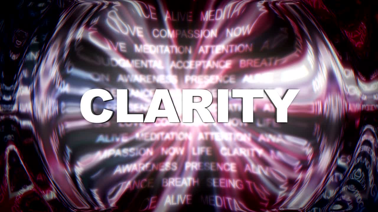 마인드풀니스 키워드: 글리치 폭발, 렌더링, 애니메이션, 배경, 루프