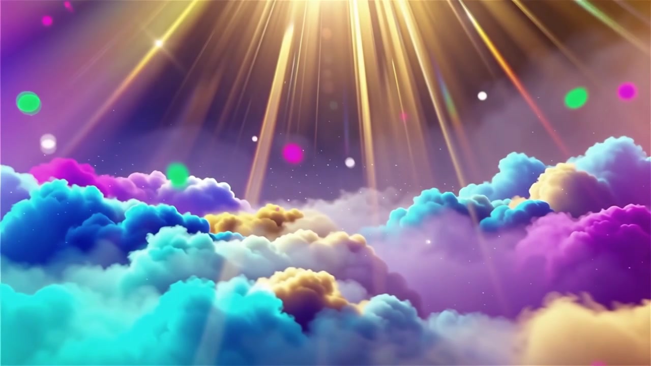 Sfondo di Adorazione Cristiana con Luce Celeste