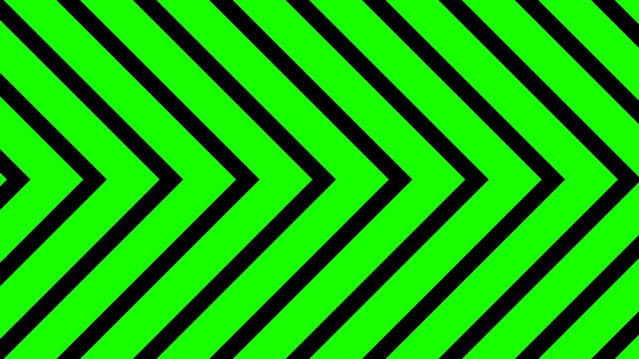 fondo visual verde y negro en forma de flecha moviéndose hacia los lados