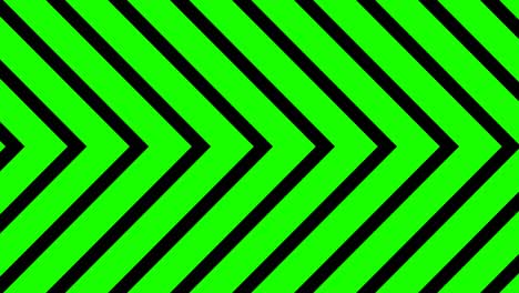 fondo visual verde y negro en forma de flecha moviéndose hacia los lados