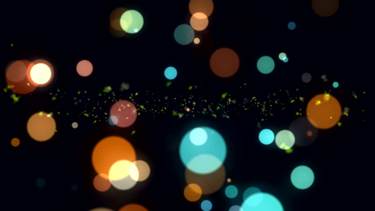 점과 함께 추상적인 배경 애니메이션