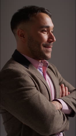 portrait of a smiling man in a suit