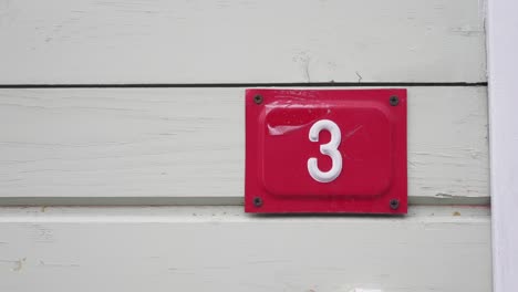 house number 3