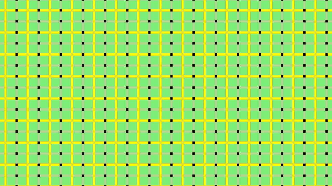 반복되는 녹색과 노란색 그리드 패턴