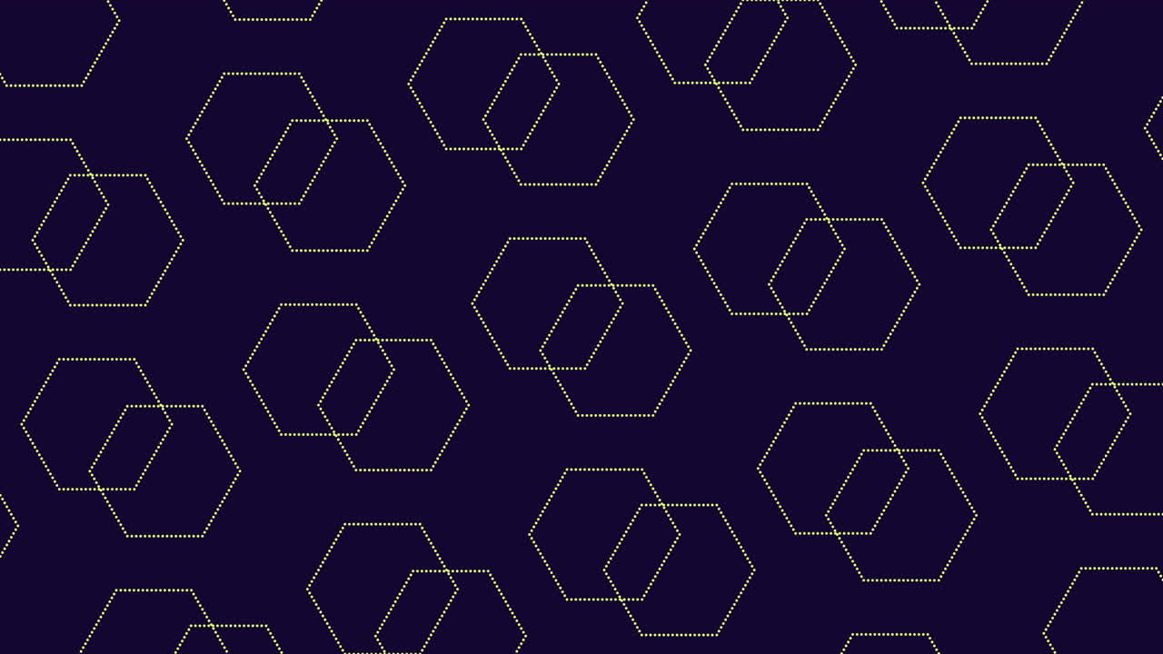 patrón de hexágonos de colores abstractos