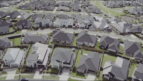 aerial view of a modern suburb