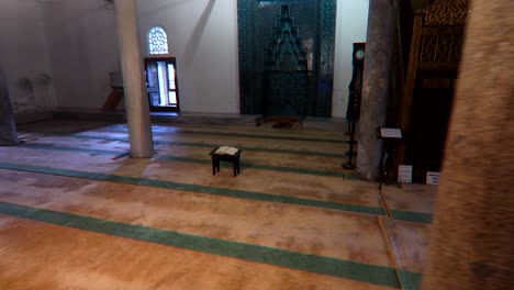 inside of a mosque in birgi türkiye