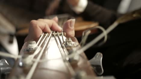 mariachi playing bass guitar