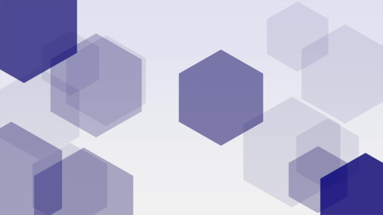 patrón de hexágonos azul degradado
