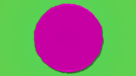 abstracto esfera de bola 3d movimiento fondo rosa verde