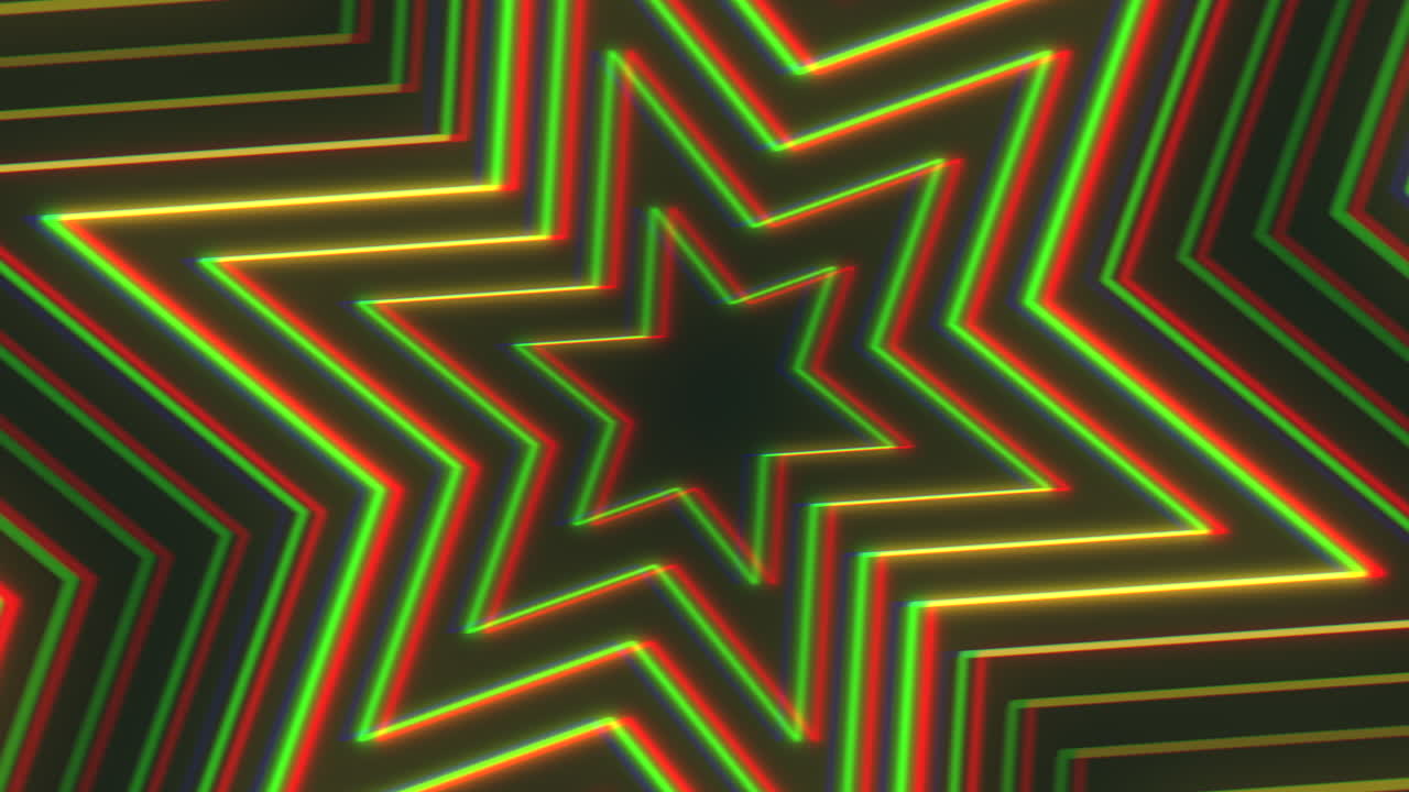 patrón de estrella vibrante un diseño colorido y hipnotizante