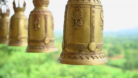 buddhist temple bells or thai bells