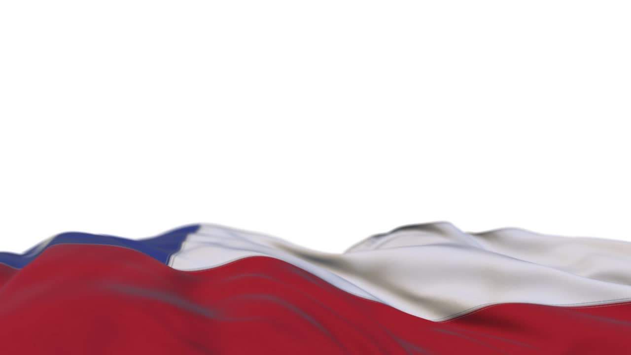 칠레의 옷 발이 바람에 흔들리고, 칠레 화가 인 천 발은 바람에 휘어지고, 반 채워진 색 배경, 텍스트를 위한 장소, 20 초 루프.