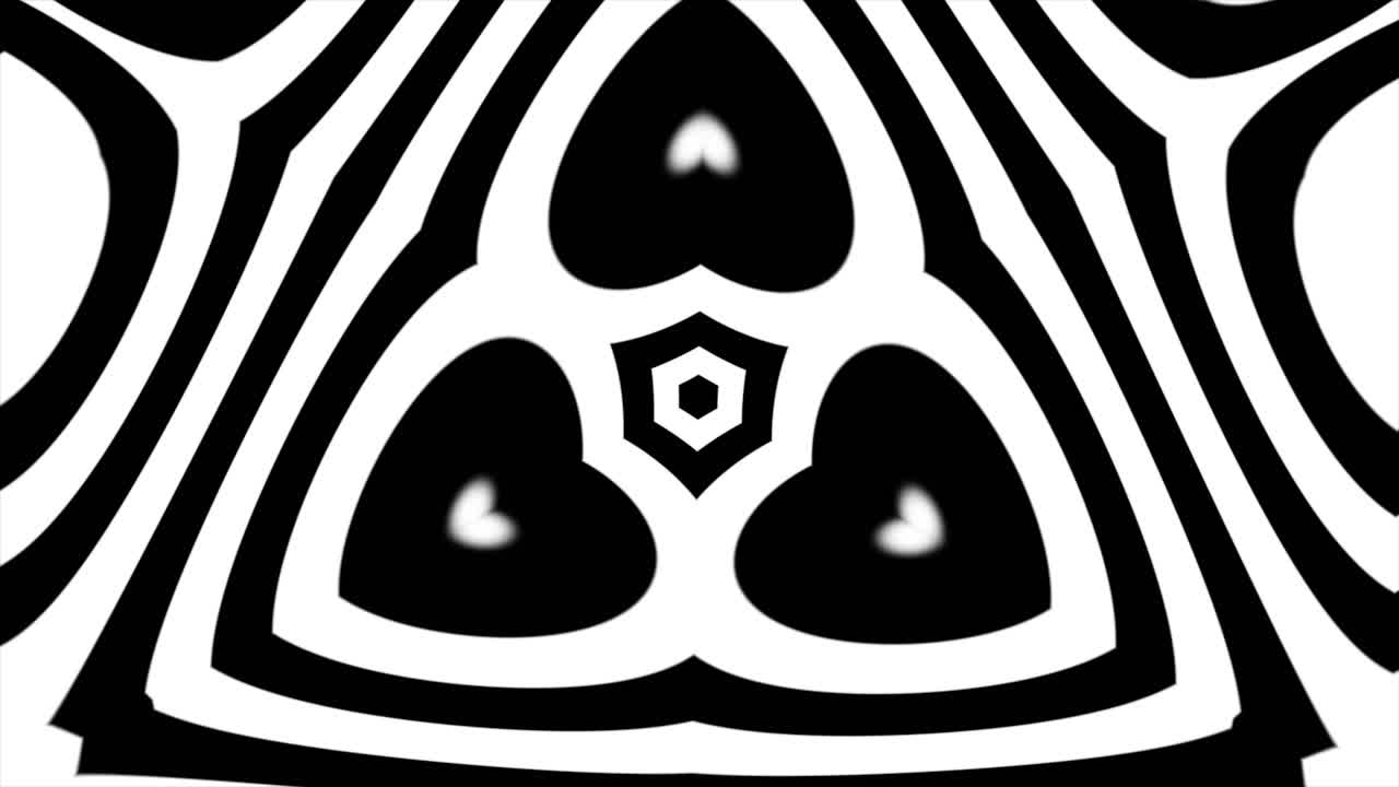 patrón geométrico abstracto en blanco y negro