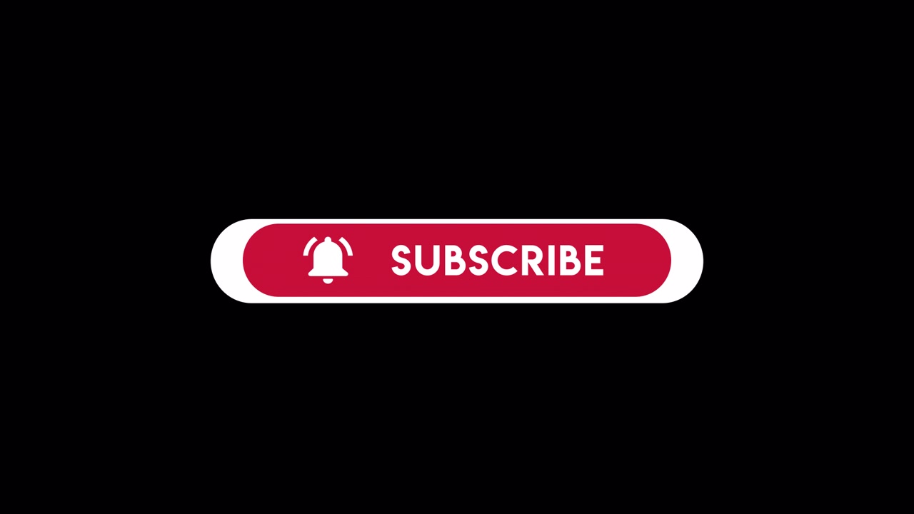 Animated Subscribe Button with Ringing Bell Icon