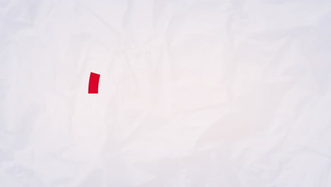 animation of rainbow circle moving on white background with copy space