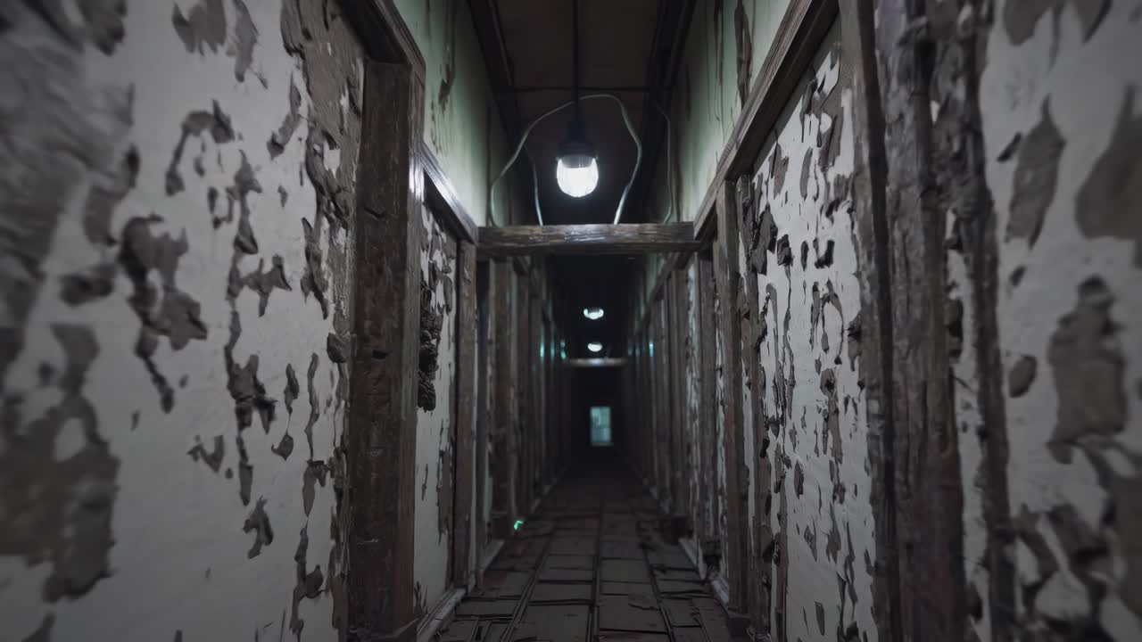 Creepy Abandoned Hallway