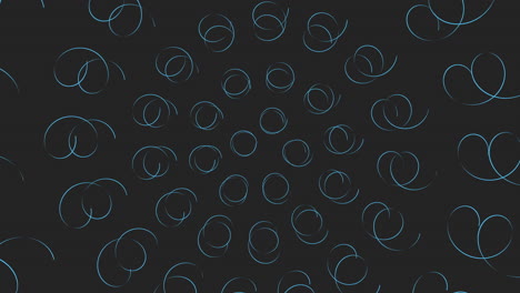 las líneas dinámicas de fluidos en espiral púrpura crean una espiral cautivadora en un fondo oscuro.