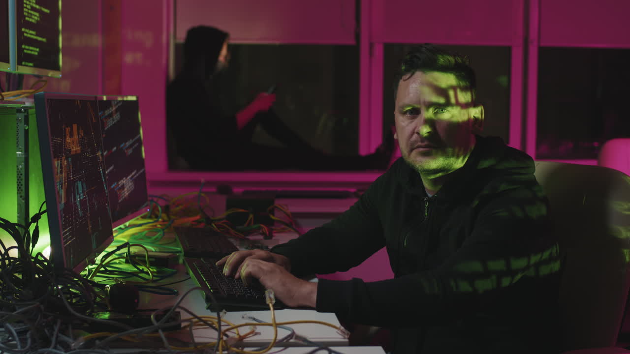 Mature Hacker Portrait