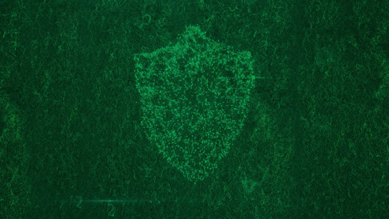 사이버 범죄 및 온라인 보안 애니메이션 4k