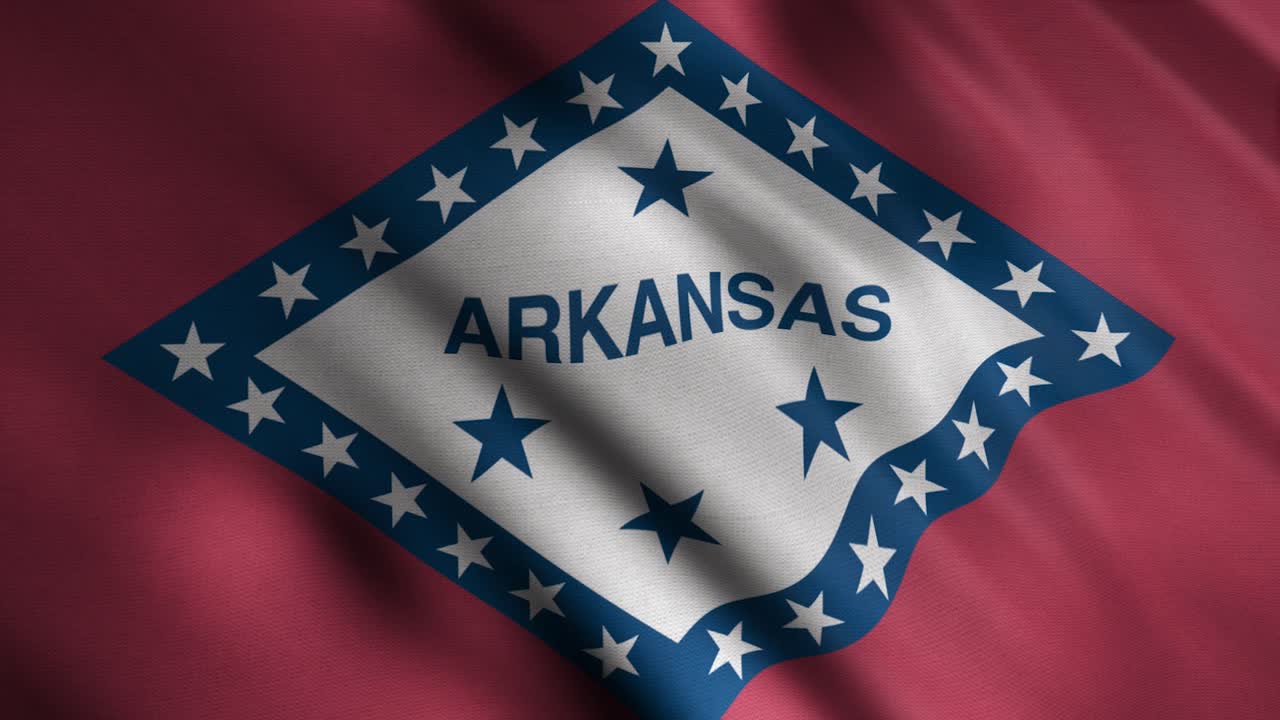 bandera del estado de arkansas