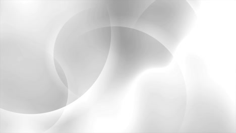 ondas brillantes de color gris claro suaves animación de video abstracta