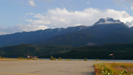 aircraft taking off from runway 4k