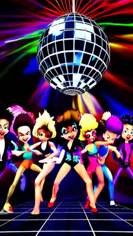 groovy 80s dance party