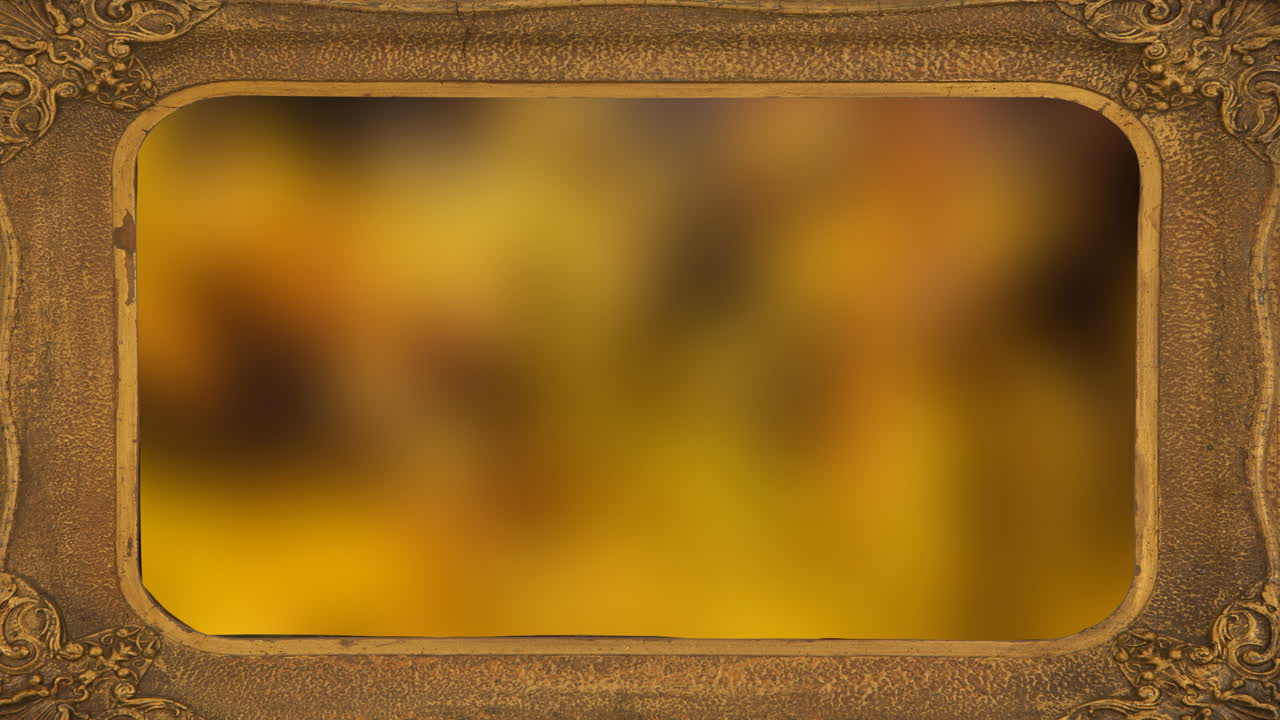 animación del cuadro sobre las formas sobre fondo negro