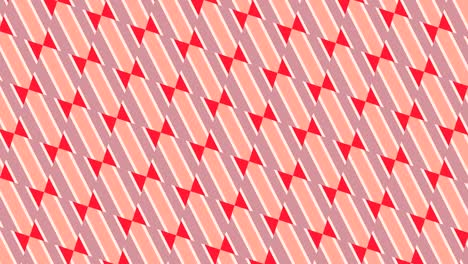 Graphic pattern that changes color as it rotates to the left