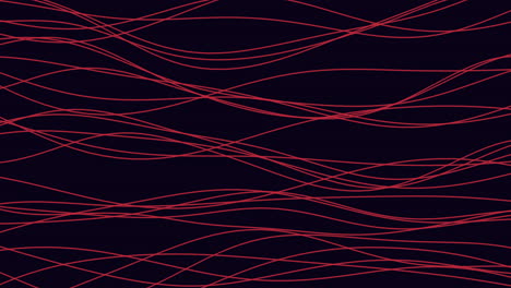 patrón de ondas futuristas en degradado negro