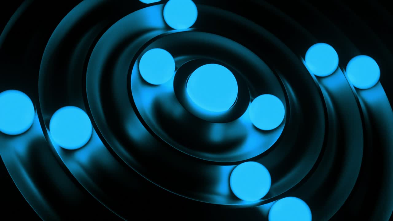 diseño abstracto de la esfera azul