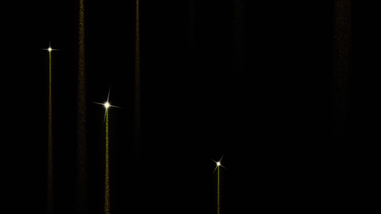 animación de rastros de luz sobre fondo negro