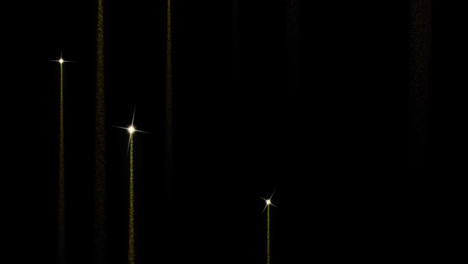 animation of light trails on black background