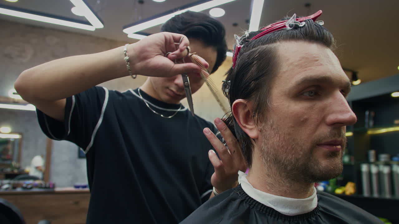 Haircut at the Barber Shop