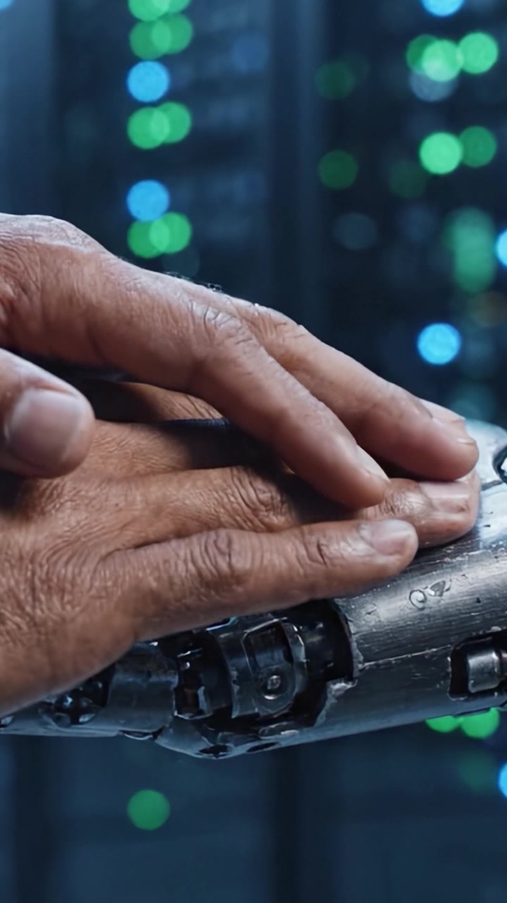 A Moment of Connection Between Human and Machine: Exploring the Intersection of Technology and Humanity Through a Touching Interaction with a Robotic Hand