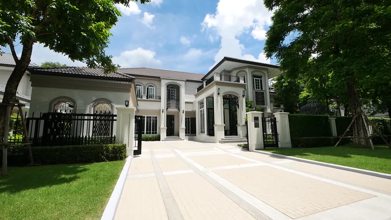 현대적인 고급 맨션 외관 디자인