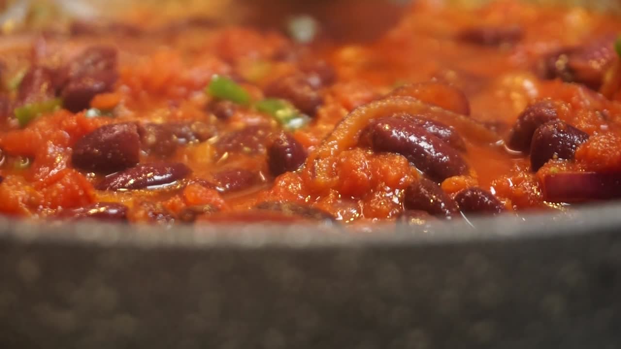 에서 요리하는 멕시코 음식