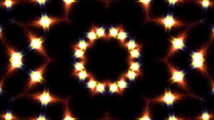 KALEIDOSCOPE LIGHTS VJ LOOP MOTION BACKGROUND