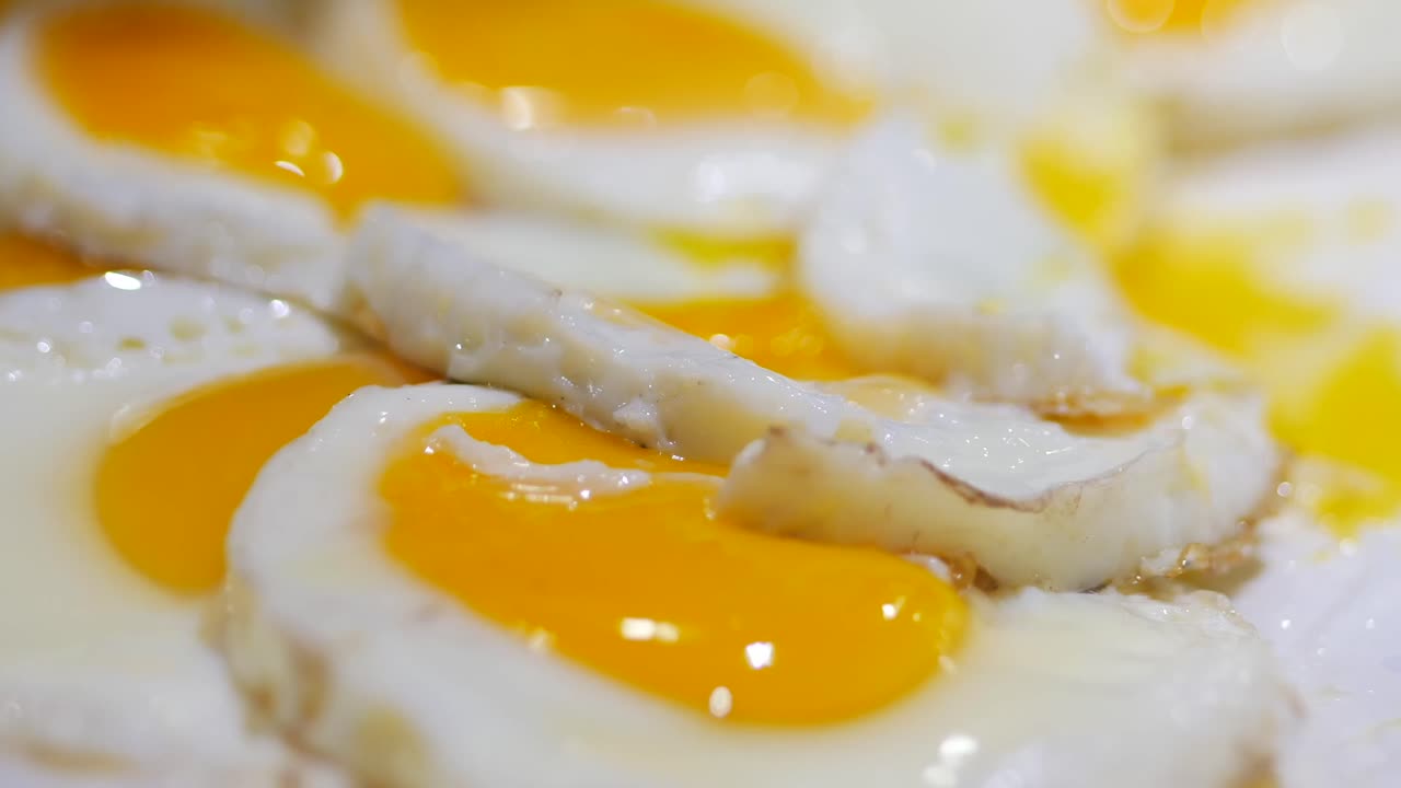Close-up of Fried Eggs