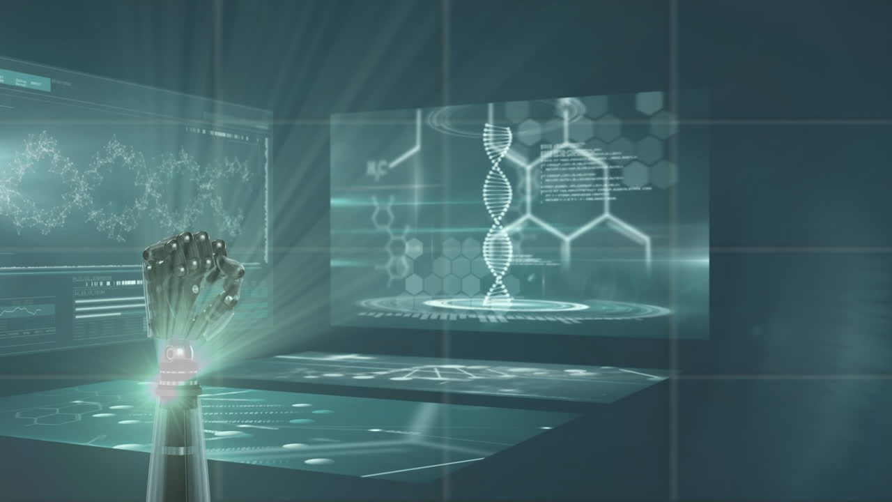 의료 데이터 처리와 함께 로 ⁇   ⁇  오버 스 ⁇ 과 스크린의 애니메이션