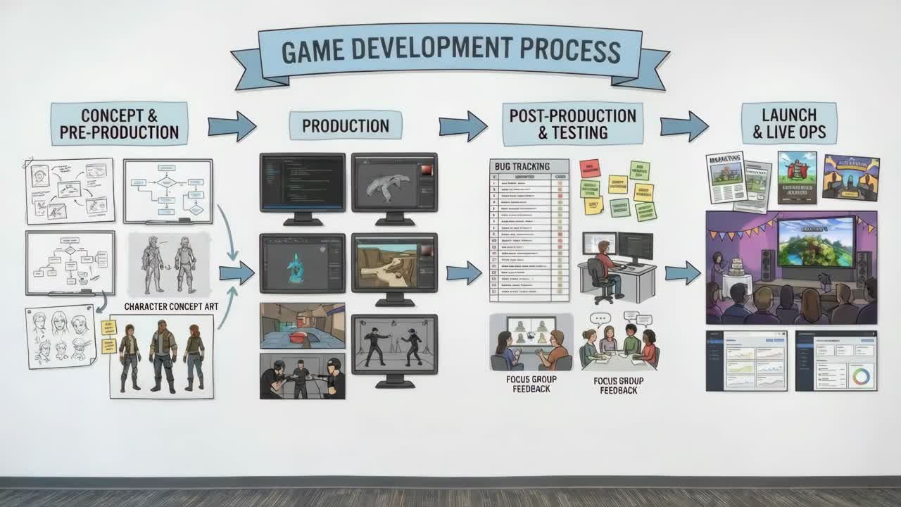 Game Development Workflow: Concept to Launch
