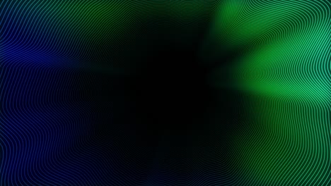 abstracto azul verde gradiente líneas de neón geométricas. fondo 3d. estilo retro. tecnología futurista fondo abstracto. red, grandes datos, centro de datos, servidor, vj, internet, velocidad