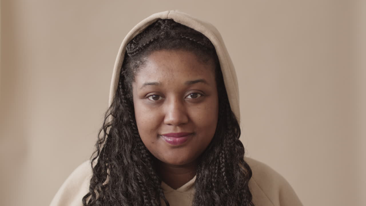 retrato de una joven africana