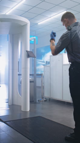 puestos de control de seguridad de los aeropuertos