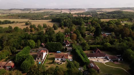 united kingdom kent countryside drone footage, aerial footage