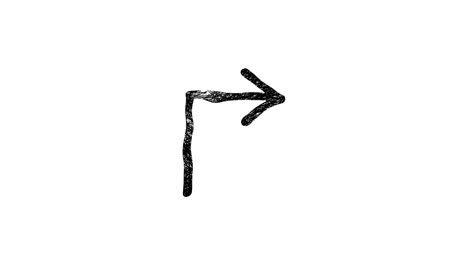 dibujar con la mano la flecha que apunta al óvalo. flecha hacia arriba animación de pizarra gráficos de movimiento 4k